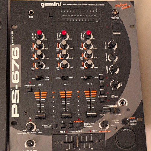Gemini 676 pro dj mixer - gemini,