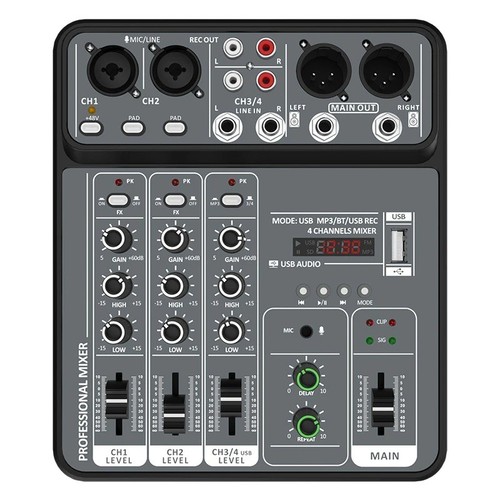 Channel audio mixer usb - channel,