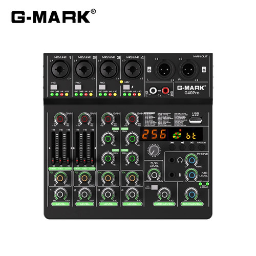 Audio mixer g40pro channel - audio,