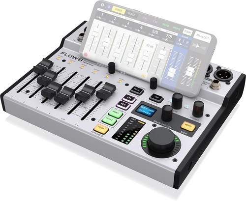Flow input digital mixer - 8-input,