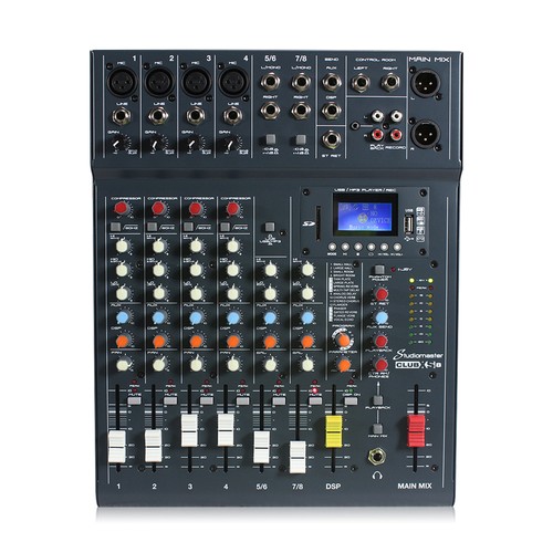Studiomaster clubxs8 channel - clubxs8,
